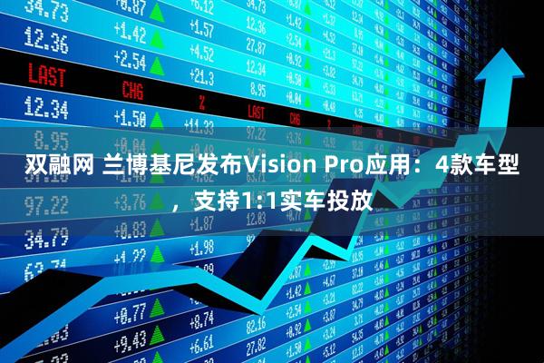 双融网 兰博基尼发布Vision Pro应用：4款车型，支持1:1实车投放