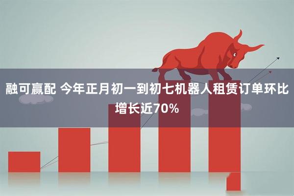 融可赢配 今年正月初一到初七机器人租赁订单环比增长近70%