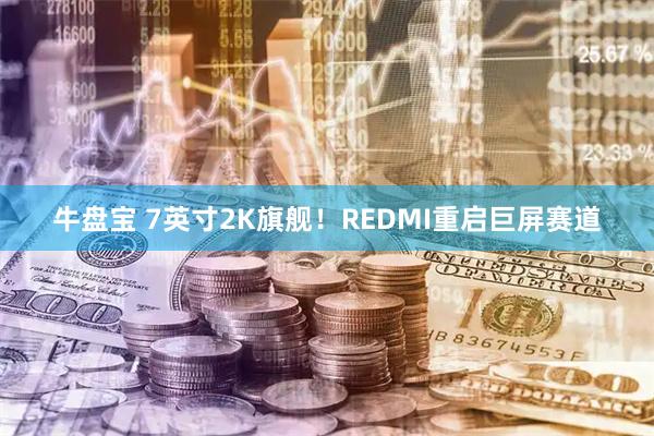 牛盘宝 7英寸2K旗舰！REDMI重启巨屏赛道